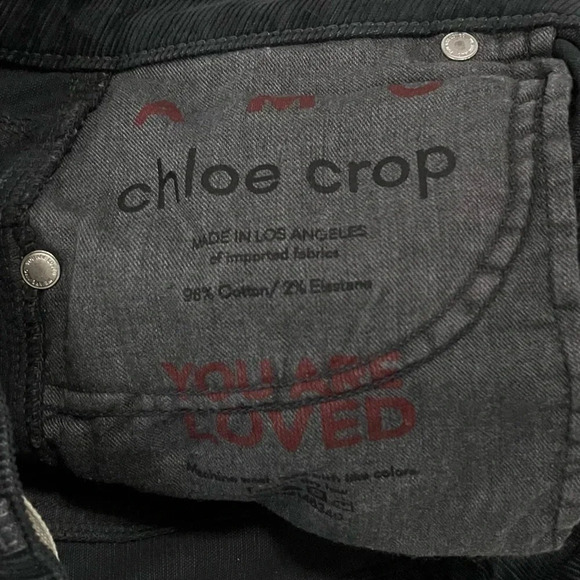 AMO Chloe Crop Corduroy Pants - Picture 7 of 8